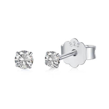 [AuraEcho]Delicate Solitaire Earrings