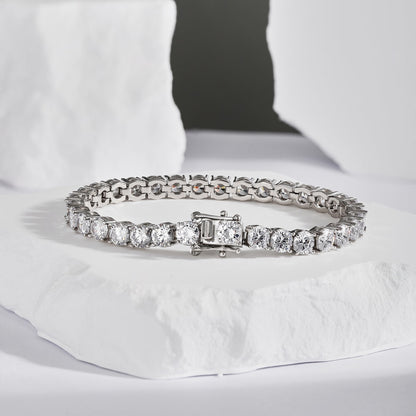 [AuraEcho]Ornate Sparkling Round Cut Wedding Bracelet