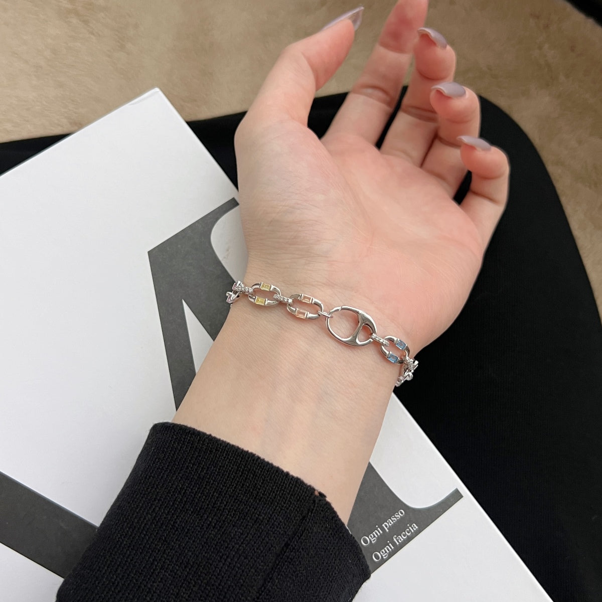 [AuraEcho]Dazzling Colorful Daily Bracelet