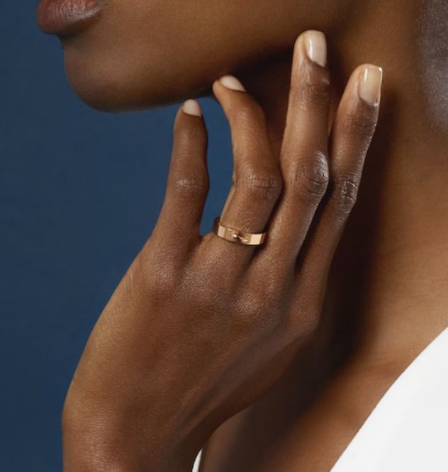 [AuraEcho]ALLIANCE LIENS VIDENCE 4MM RING