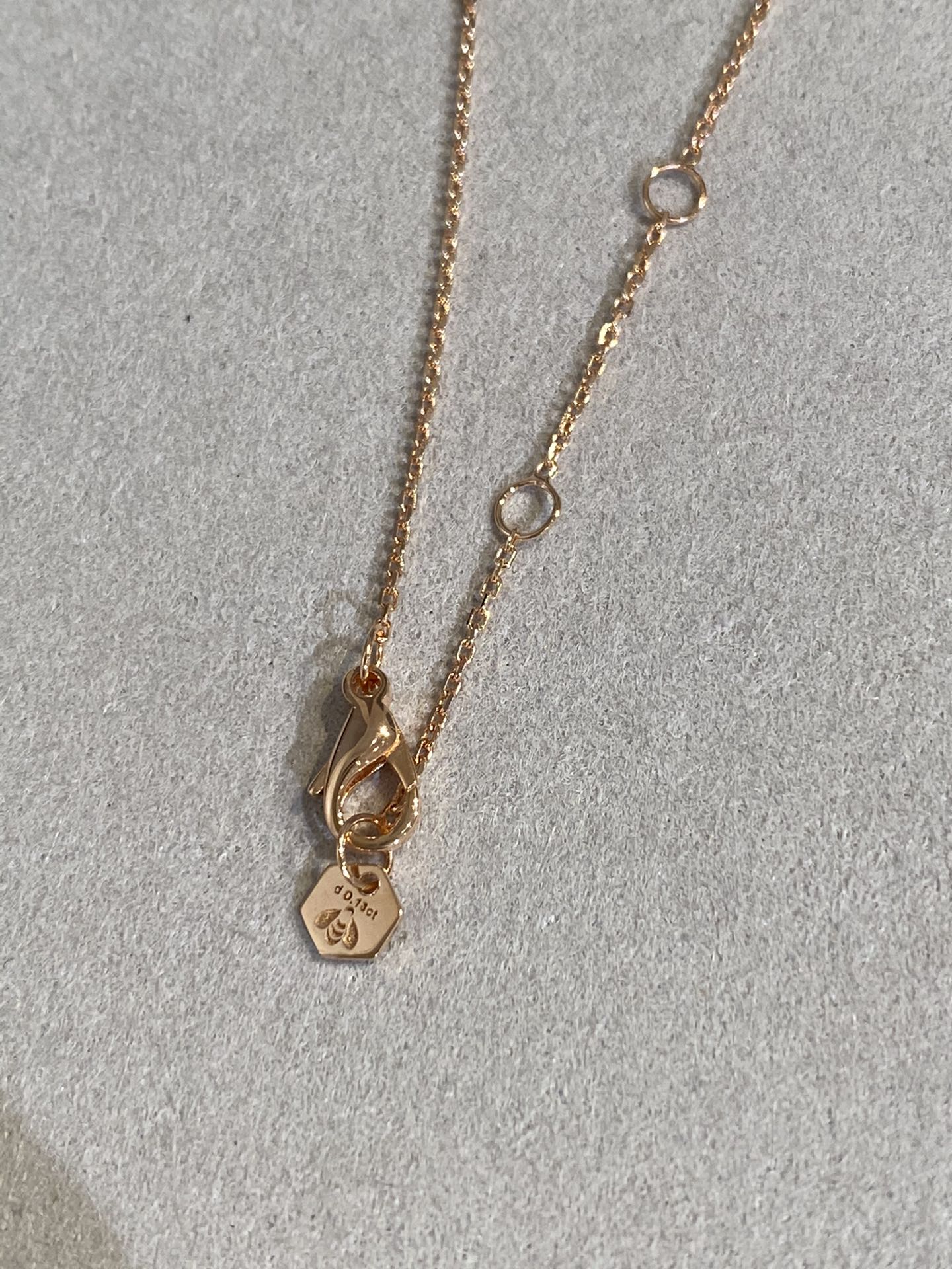[AuraEcho]BEE LOVE DIAMOND NECKLACE